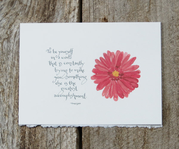Be Yourself Quote Card