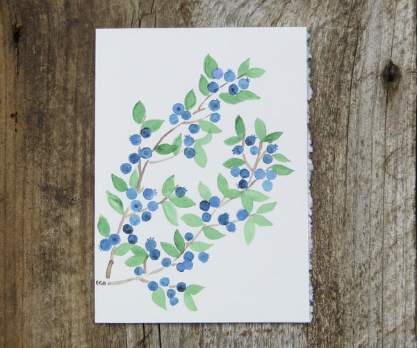 Blueberry Card