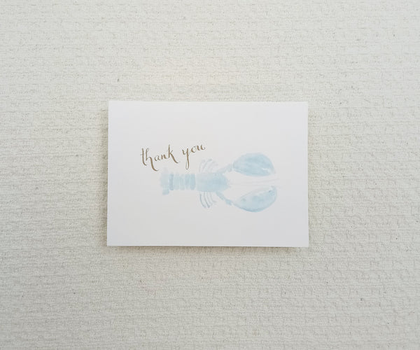 Blue Lobster Thank You Notes