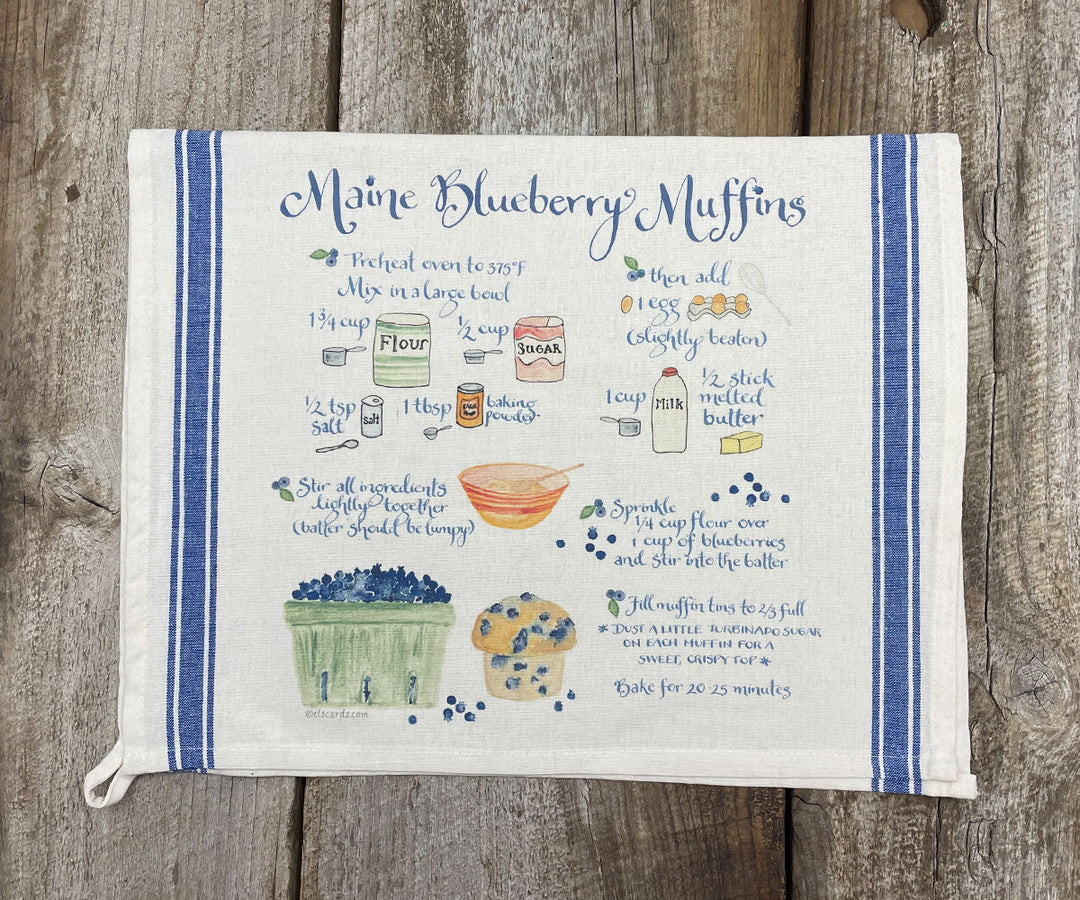 Maine Blueberry muffin towel