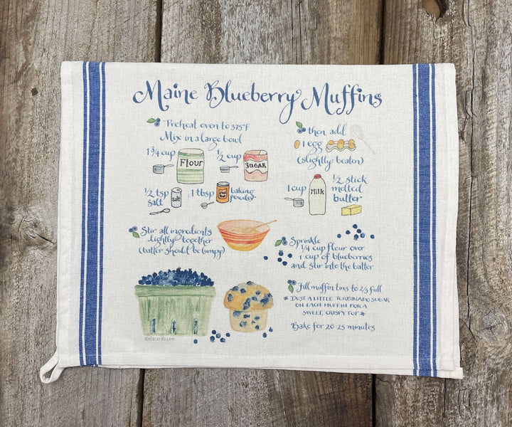 Maine Blueberry muffin towel