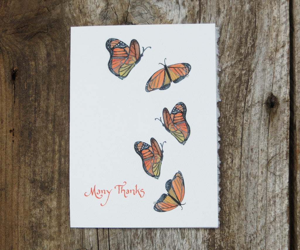 Butterflies Thank You Card