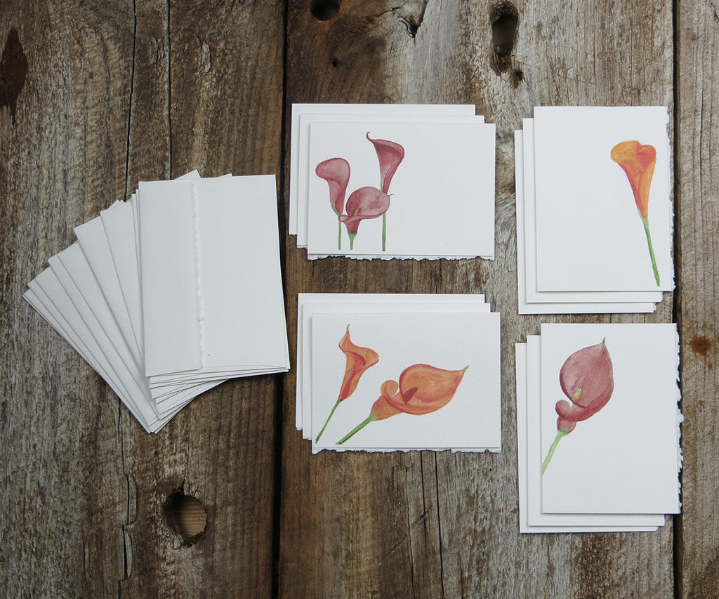 Calla Lily Mixed Note Cards, El's Cards