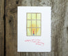 Candle Window Holiday Card