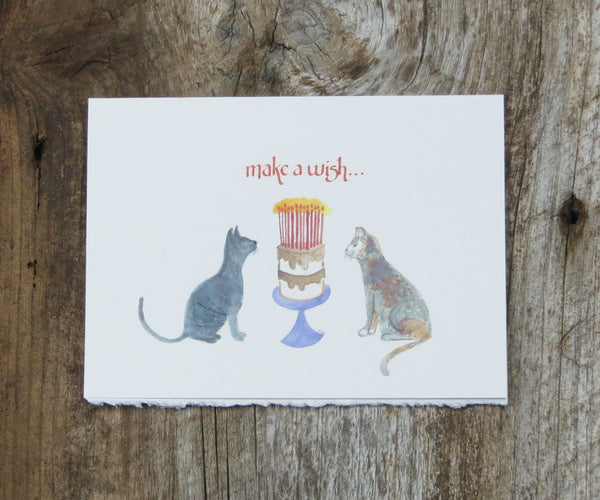 cats birthday card