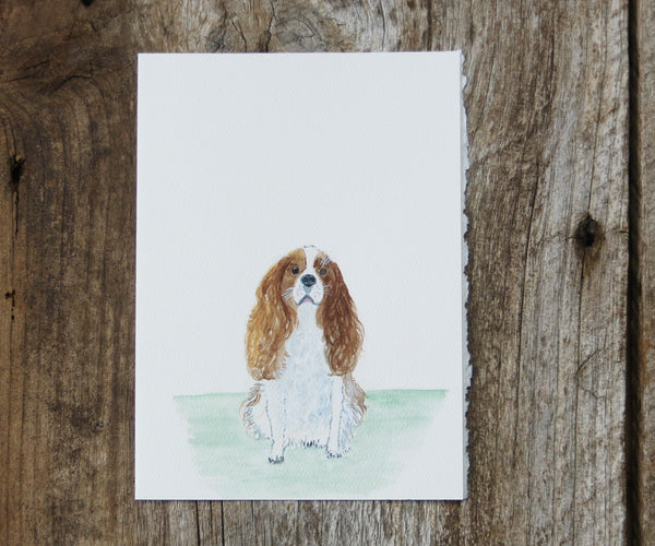 Cavalier King Charles Pet Card