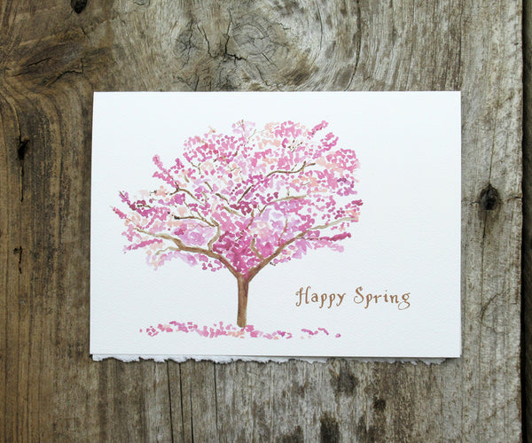 Cherry Blossom Tree Card