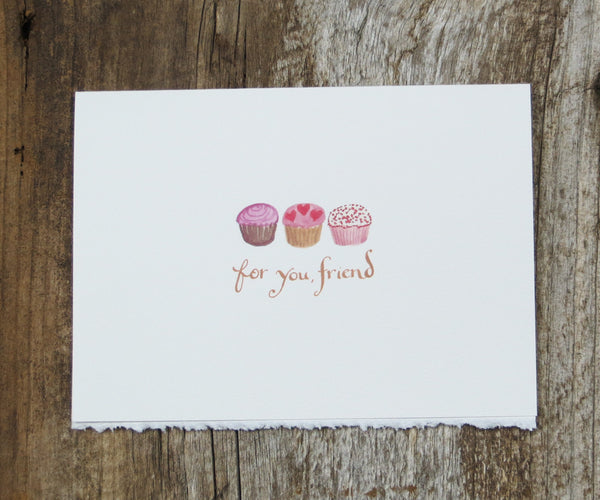 cupcake valentines card