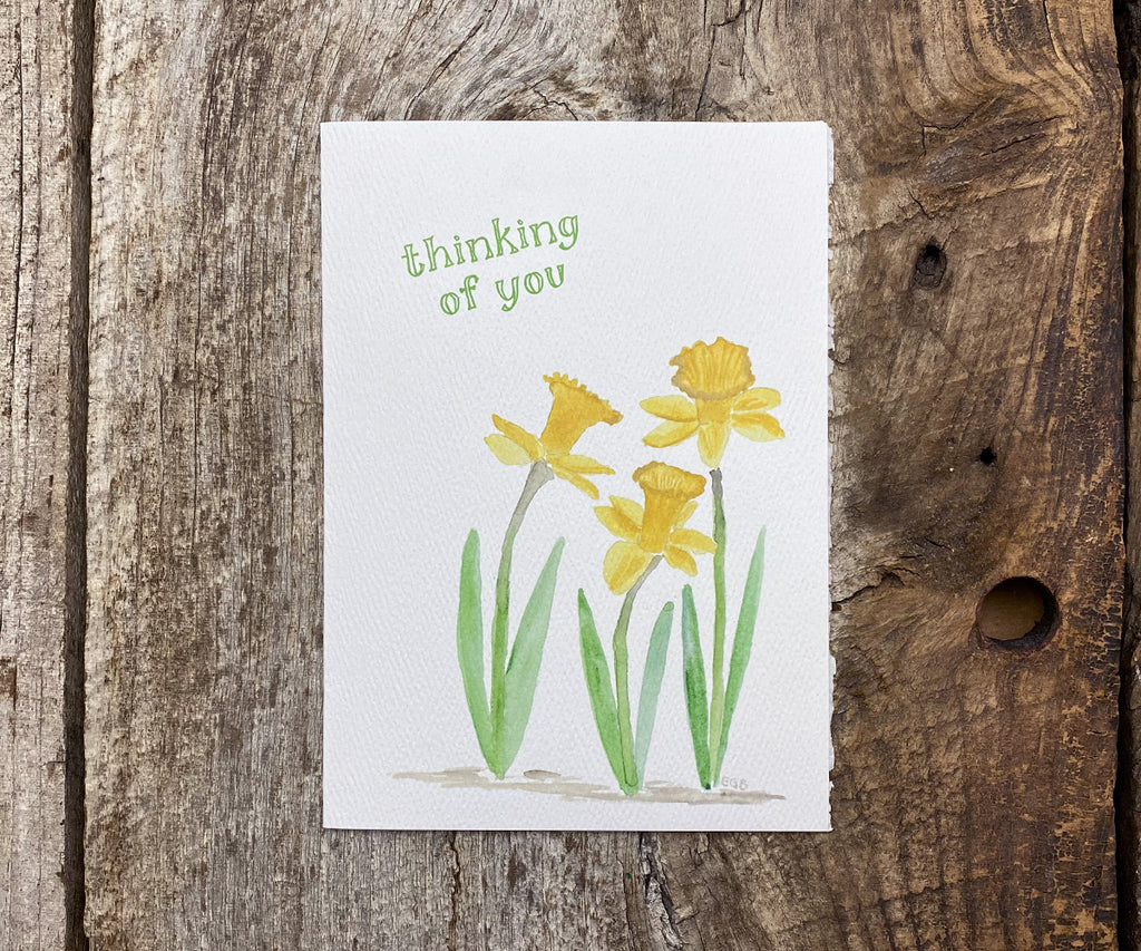 Daffodil card