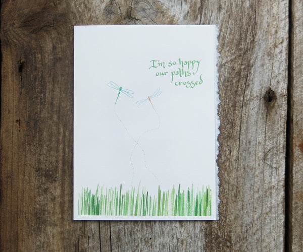 Dragonflies Friendship & Love Card