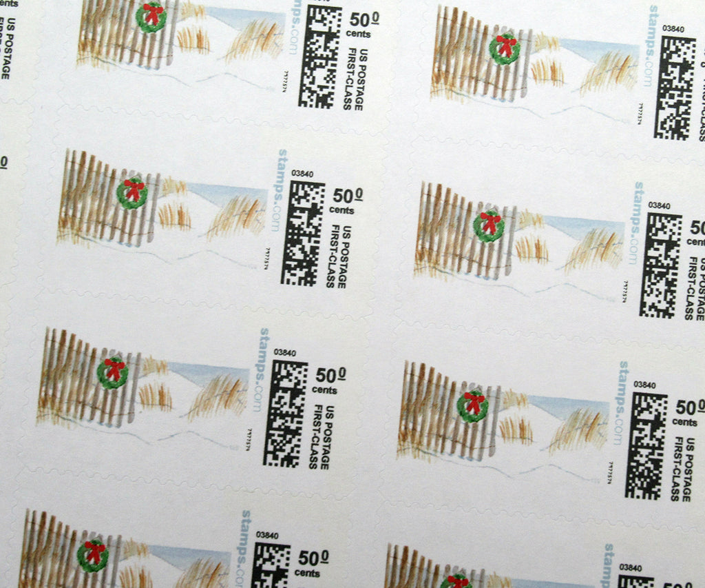Holiday Dunes Christmas Stamps