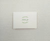 Encircled with Greens Wedding Thank You Notes