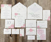 Peony with Greens Table Signs