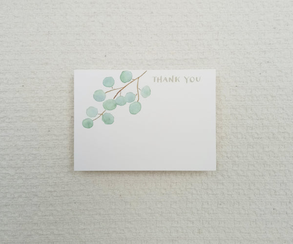 Eucalyptus Wedding Thank You Notes