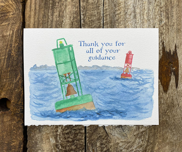 Bell buoys father's day card