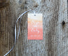 Coral Ombre Favor Tags