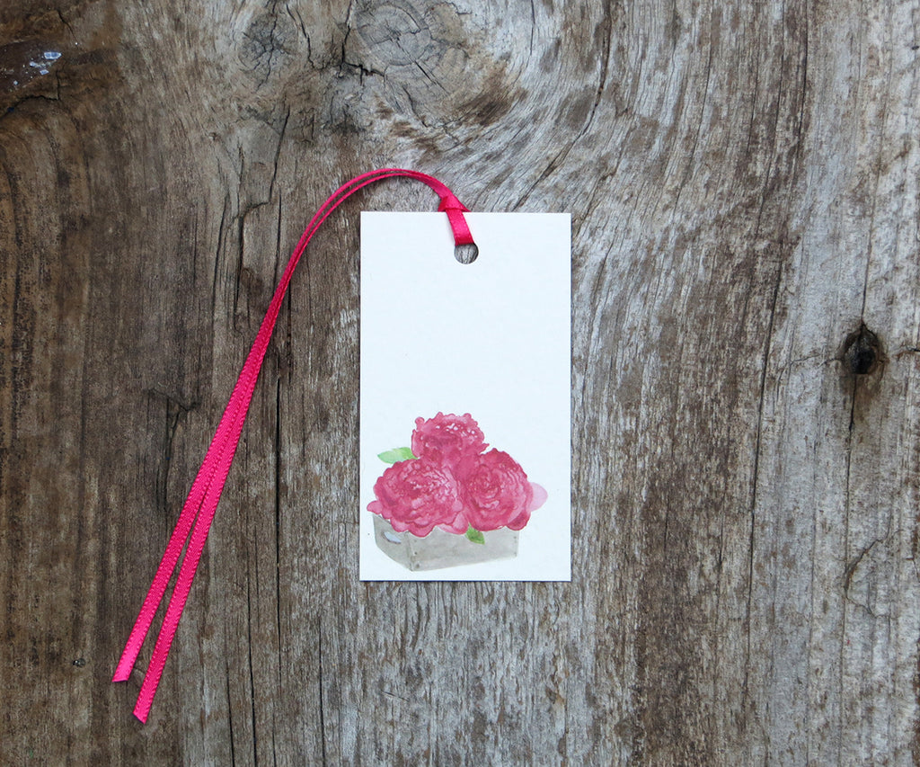 Box of Peonies Gift Tags