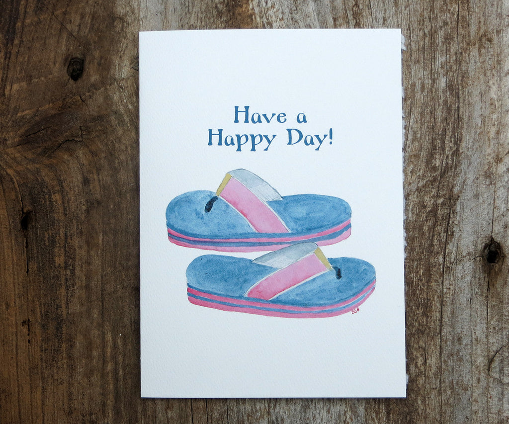 Flip Flops Mother's Day Card