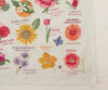 language of flowers towel