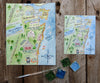 New Hampshire seacoast wedding map