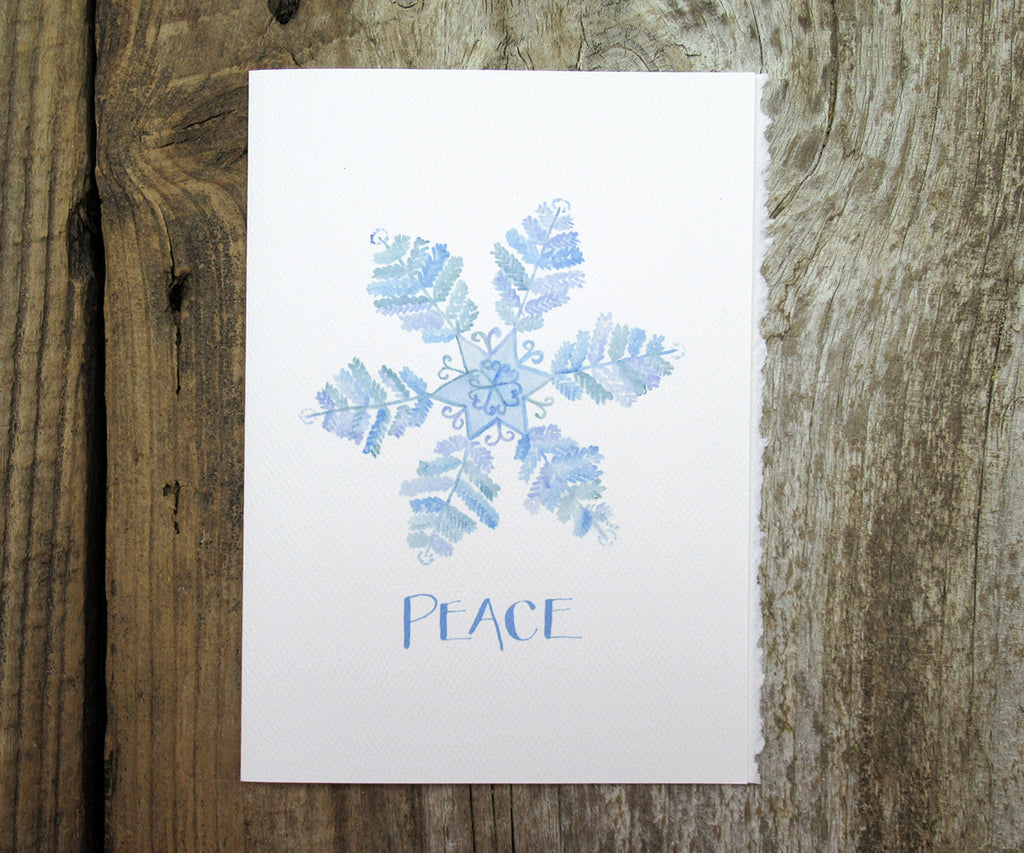 Giant Snowflake Holiday Card