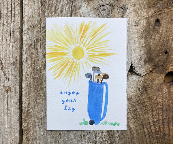 Golf mothers day card