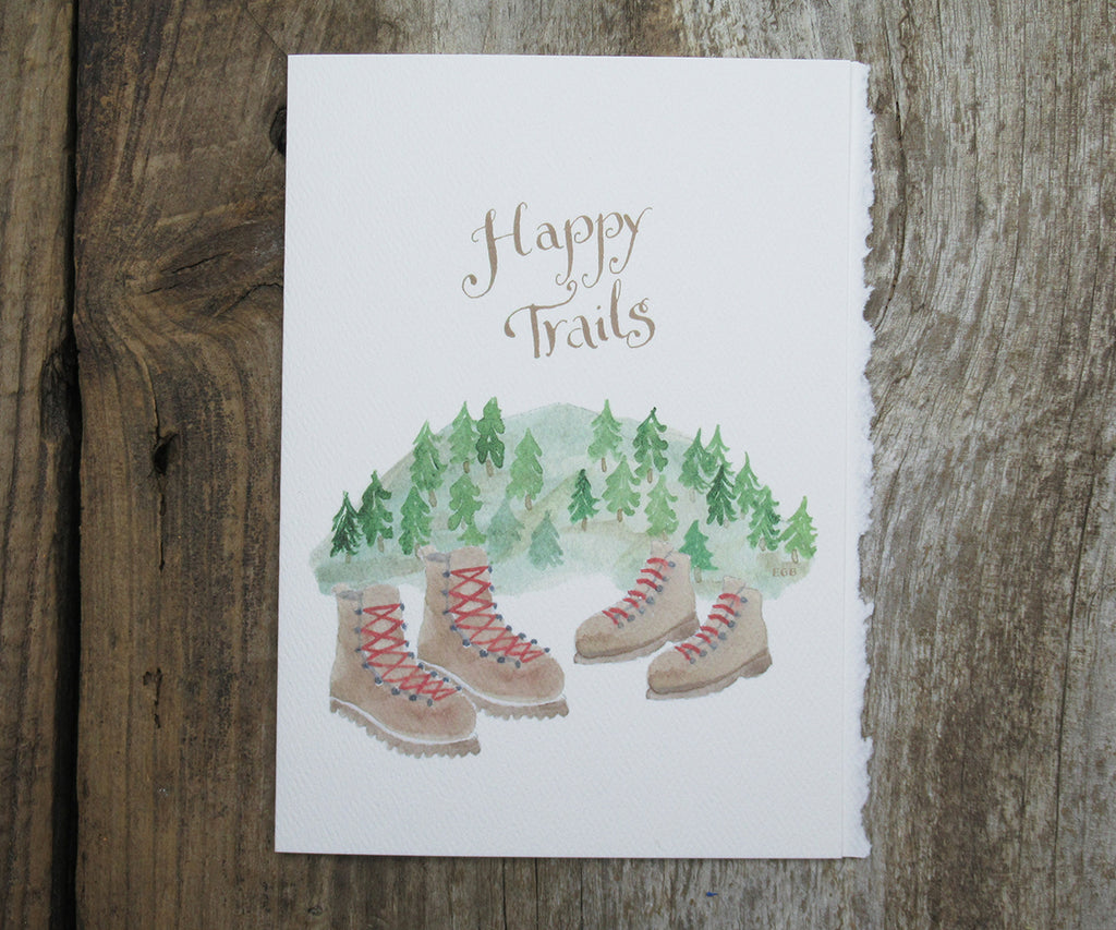 Happy Trails Hiking Card