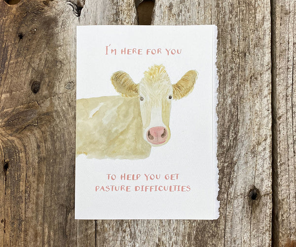 Helpful Cow Card