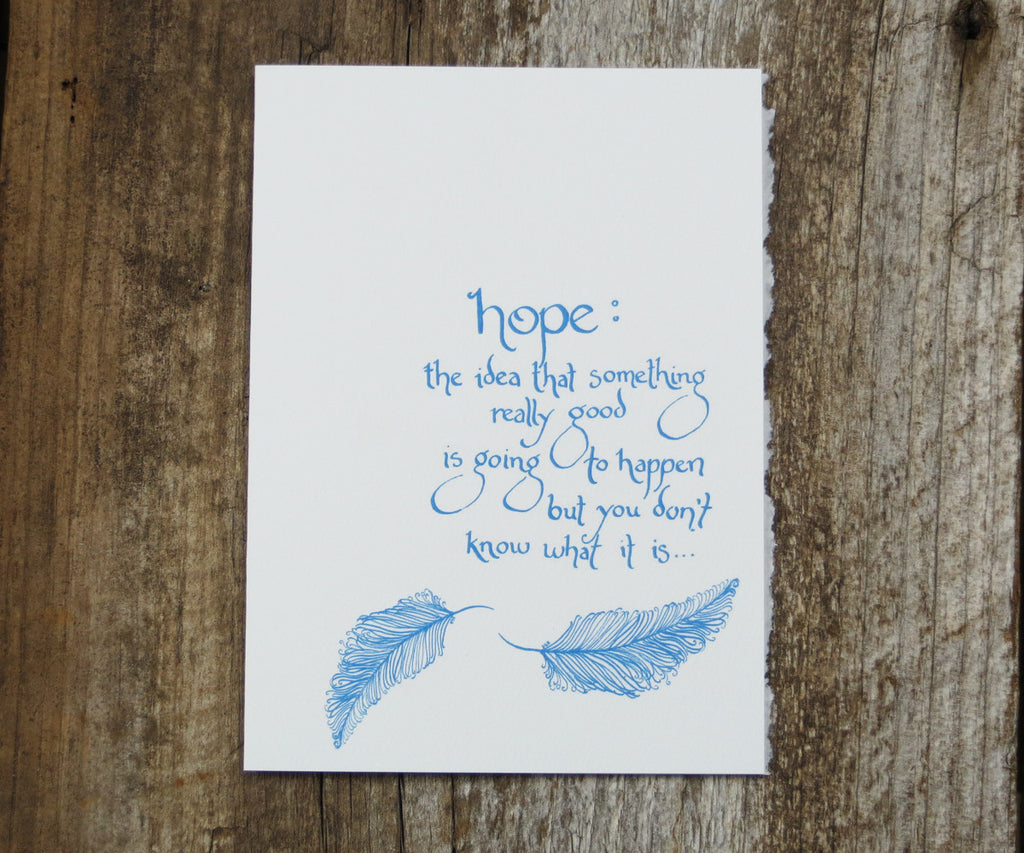 Hope Recovery Card