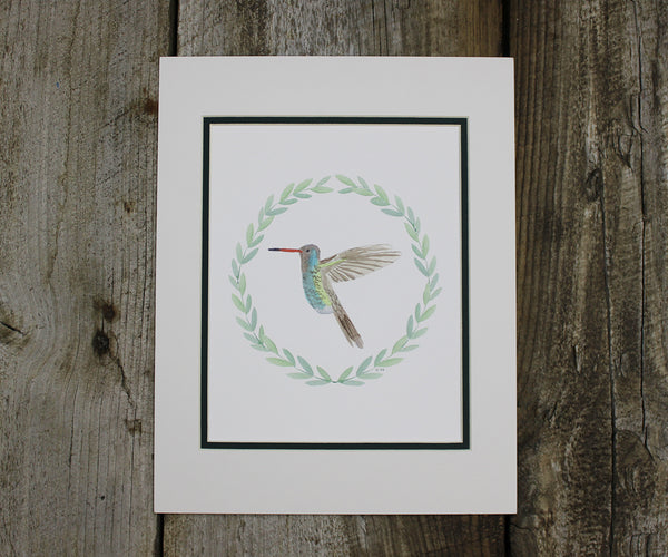 hummingbird print