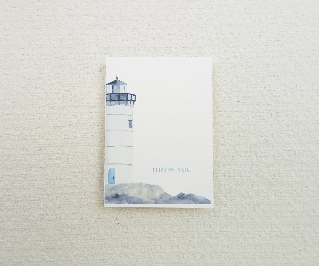 Lighthouse Thank You Notecard Set – Biely & Shoaf Co - View #3