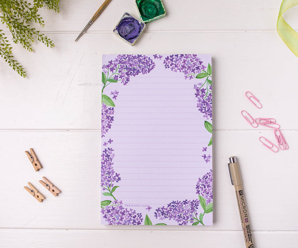 Lovely Lilacs Notepad