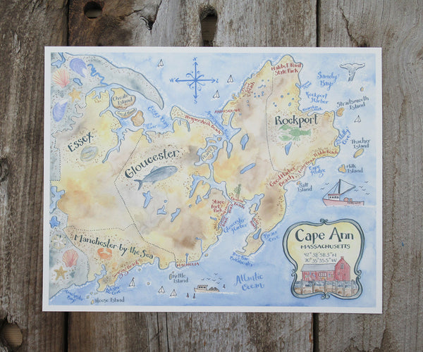 Cape Ann, Massachusetts map