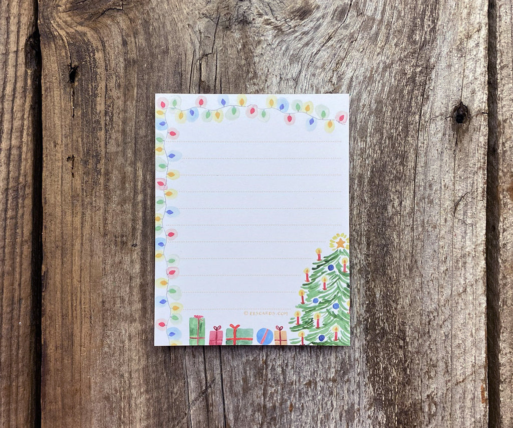 Mini Christmas notepad