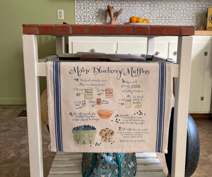 Maine Blueberry muffin towel