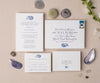 Mussel Shell wedding invitation