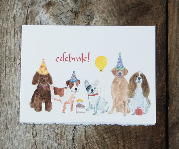 Dogs birthday card