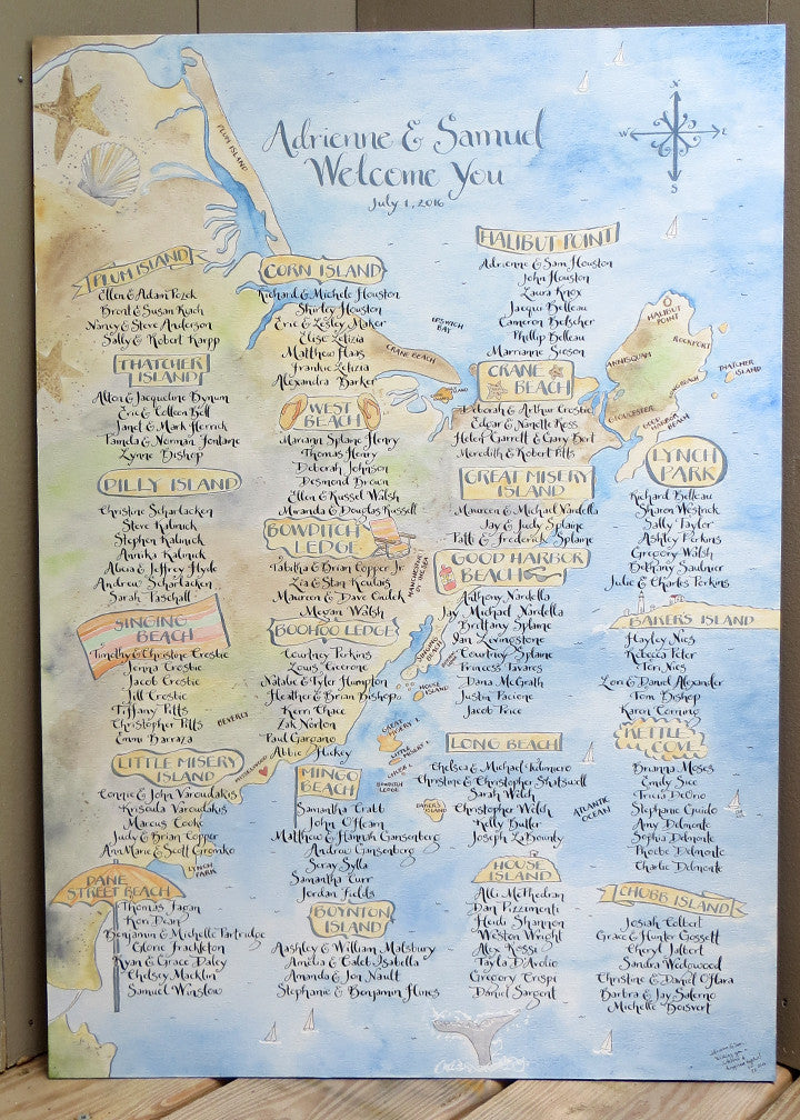North shore MA seating chart