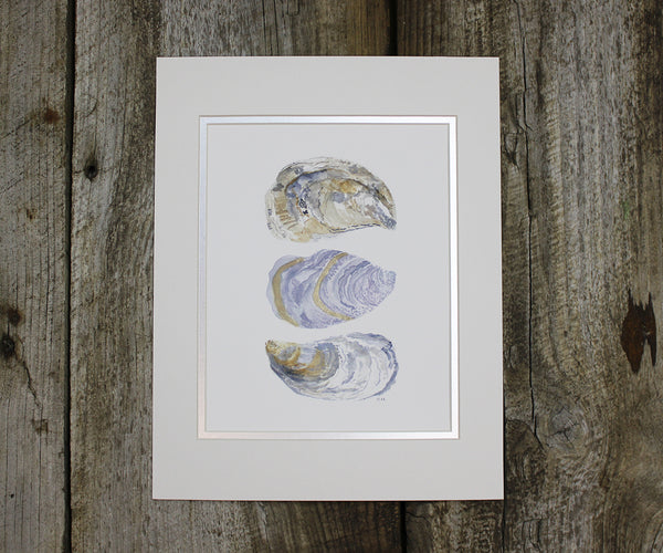 oyster shells print