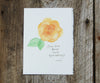 Peach Rose Valentines Card