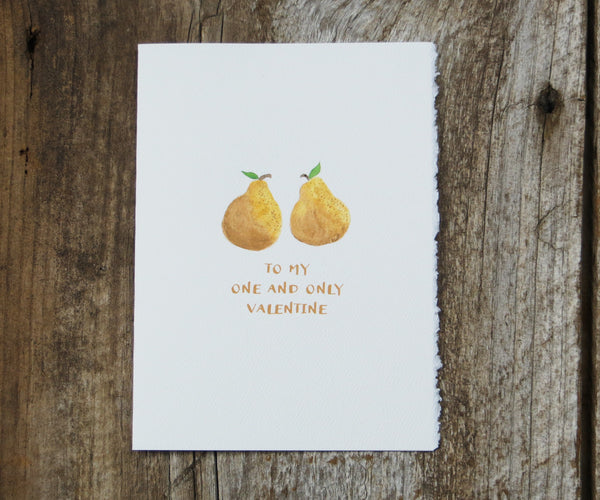 Pears Valentines Card