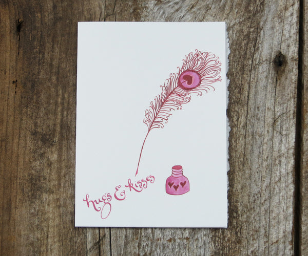 Pen & Ink Valentines Card