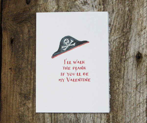 Pirate Valentines Card