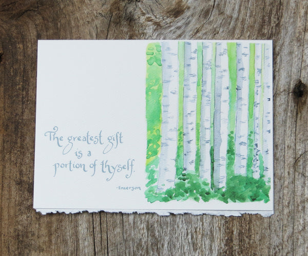 Portion of Thyself Quote Card