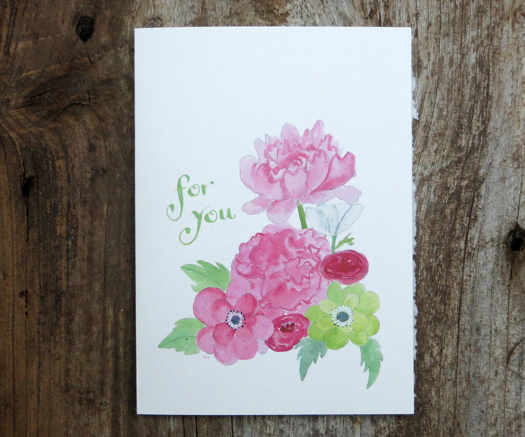 Prettiest Pink Flowers Card
