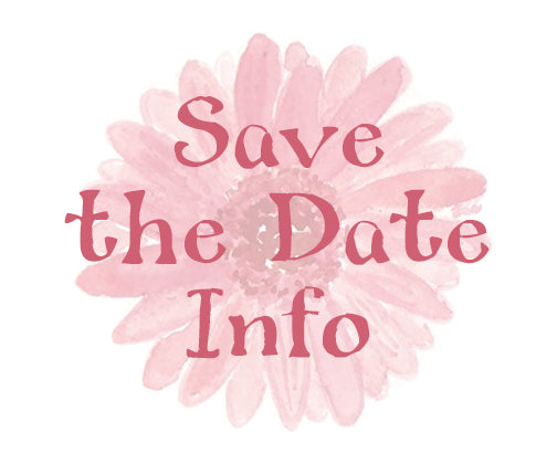 Save the Date Details