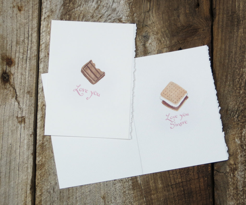 S'mores Valentines Card