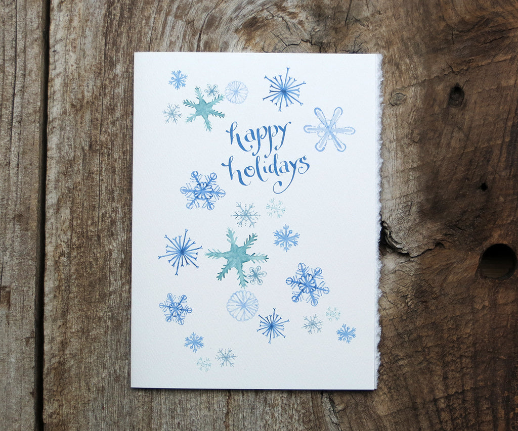 Soft Snowflakes Card