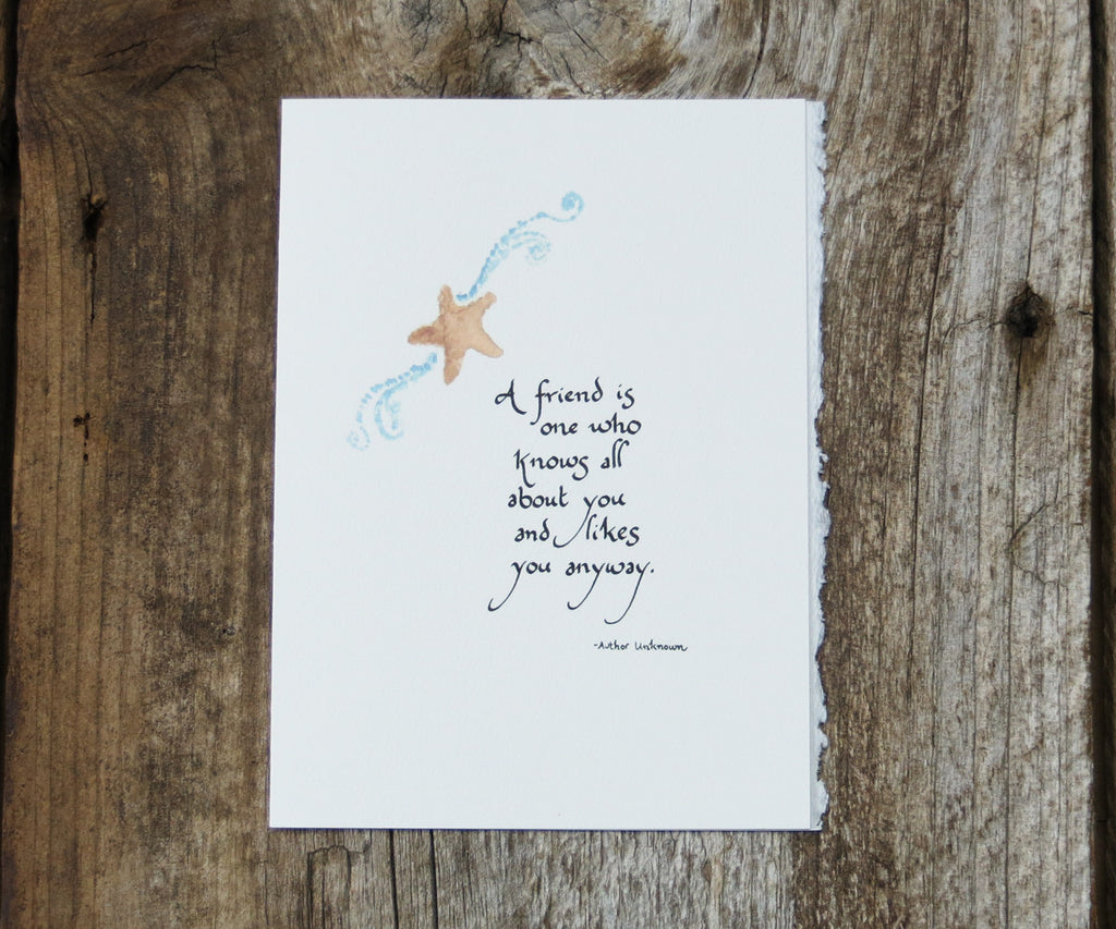 Starfish Quote Card