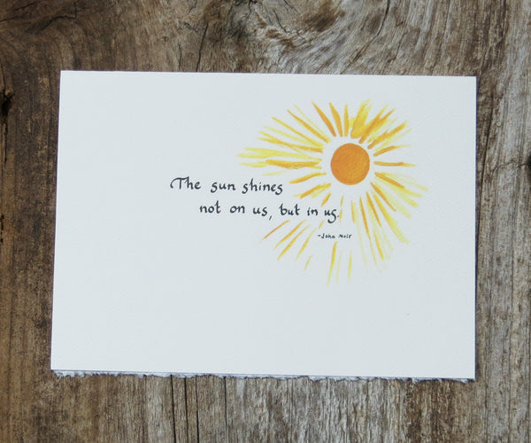 Sunshine Quote Card